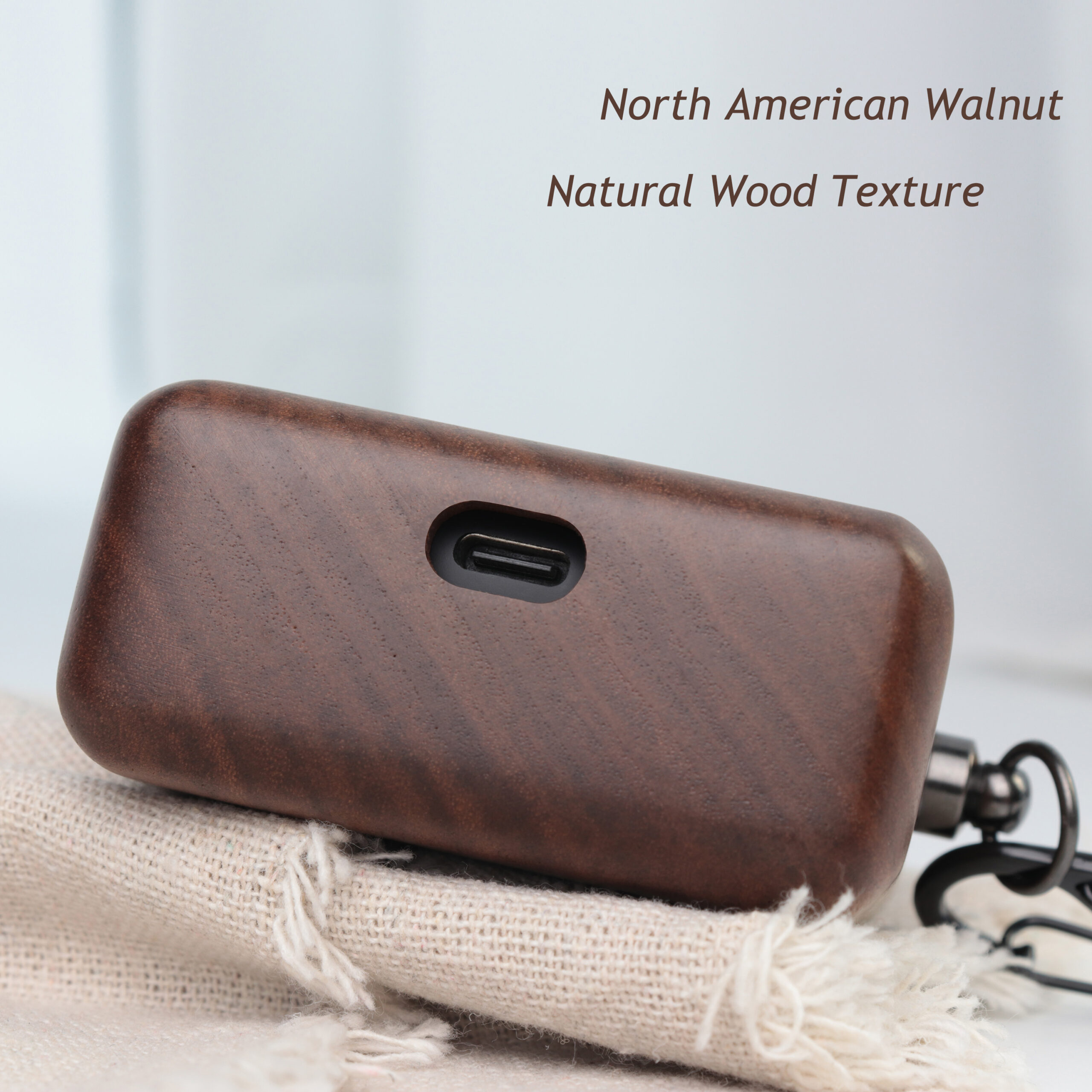 Wooden Bose QuietComfort Earbuds II Case - Image 5