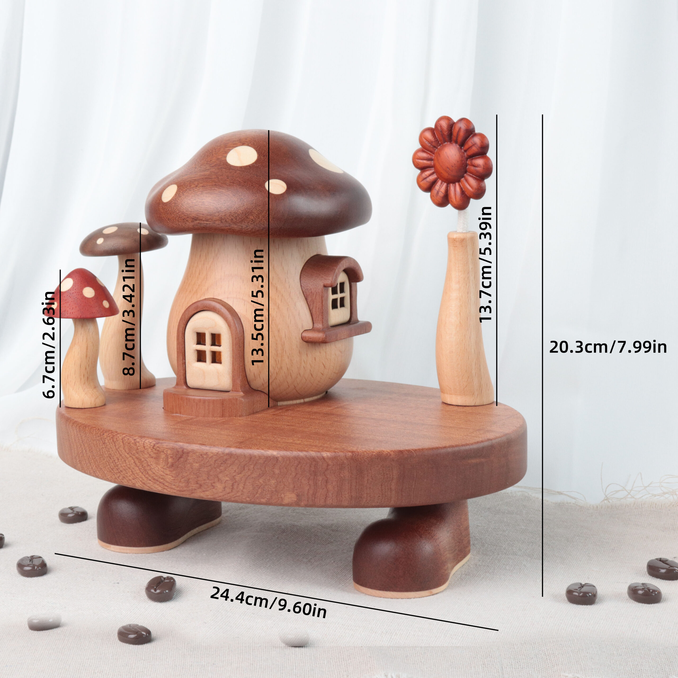 Wooden Mushroom House - Image 7