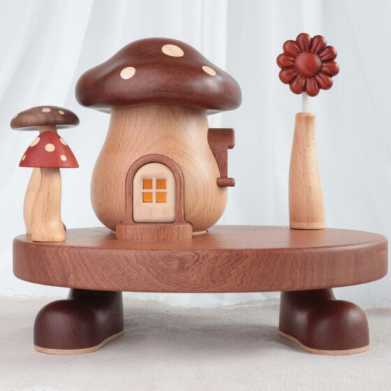 Wooden Mushroom House