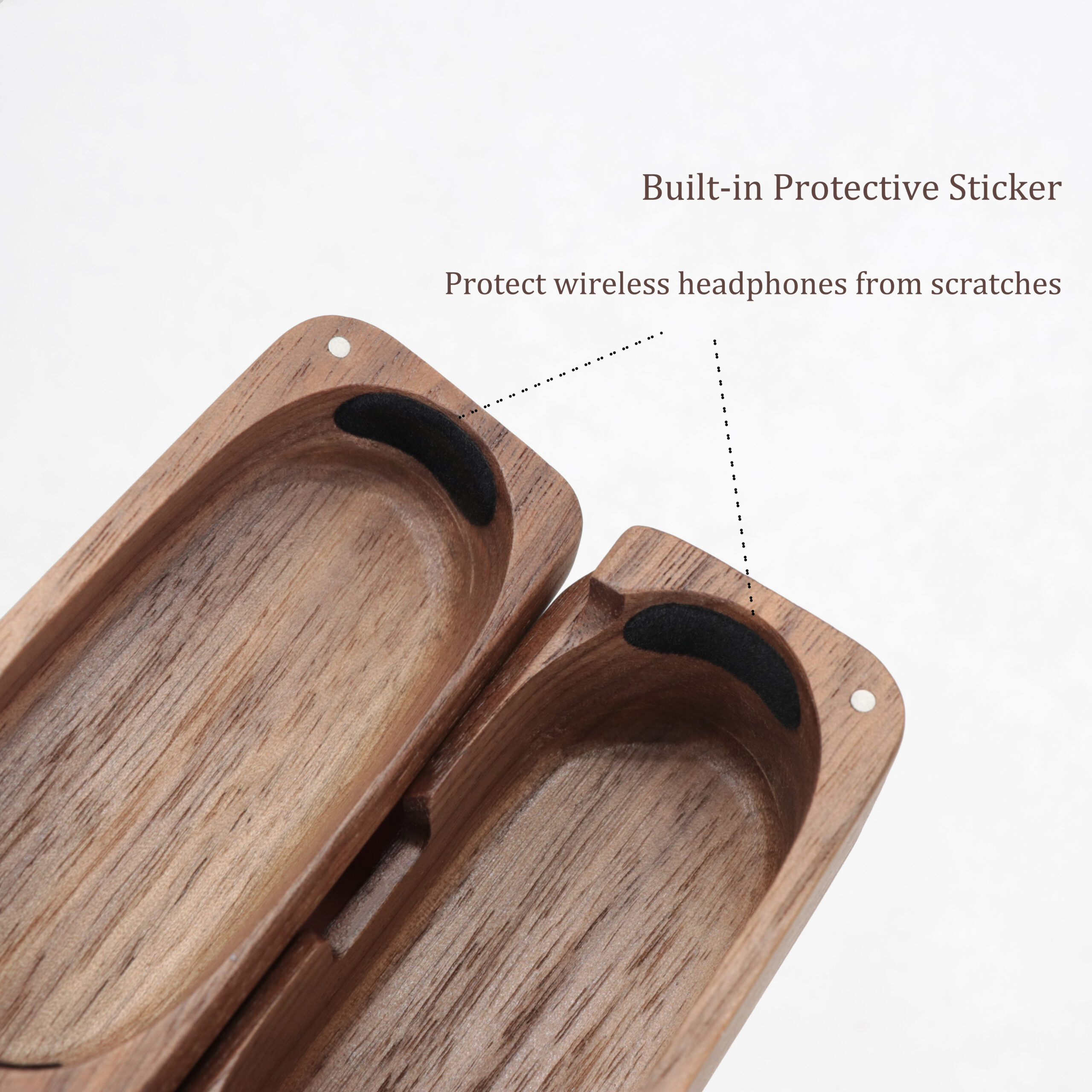 Wooden Sony WF-1000 XM5 Case With Carabiner - Image 6