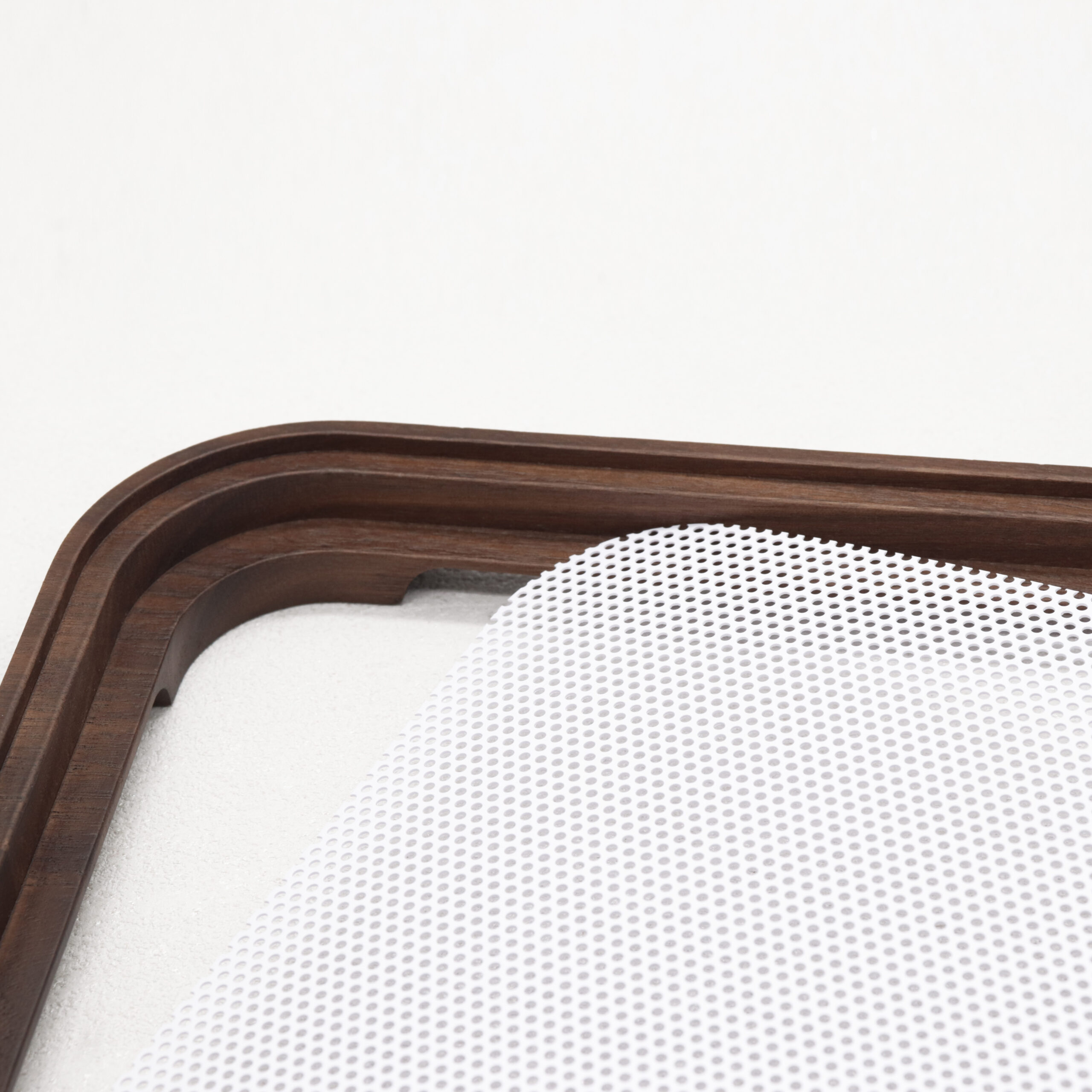Walnut Tablet Stand for Mac Studio M2 & Mac mini – Solid Wood Computer Riser with Ventilation - Image 5