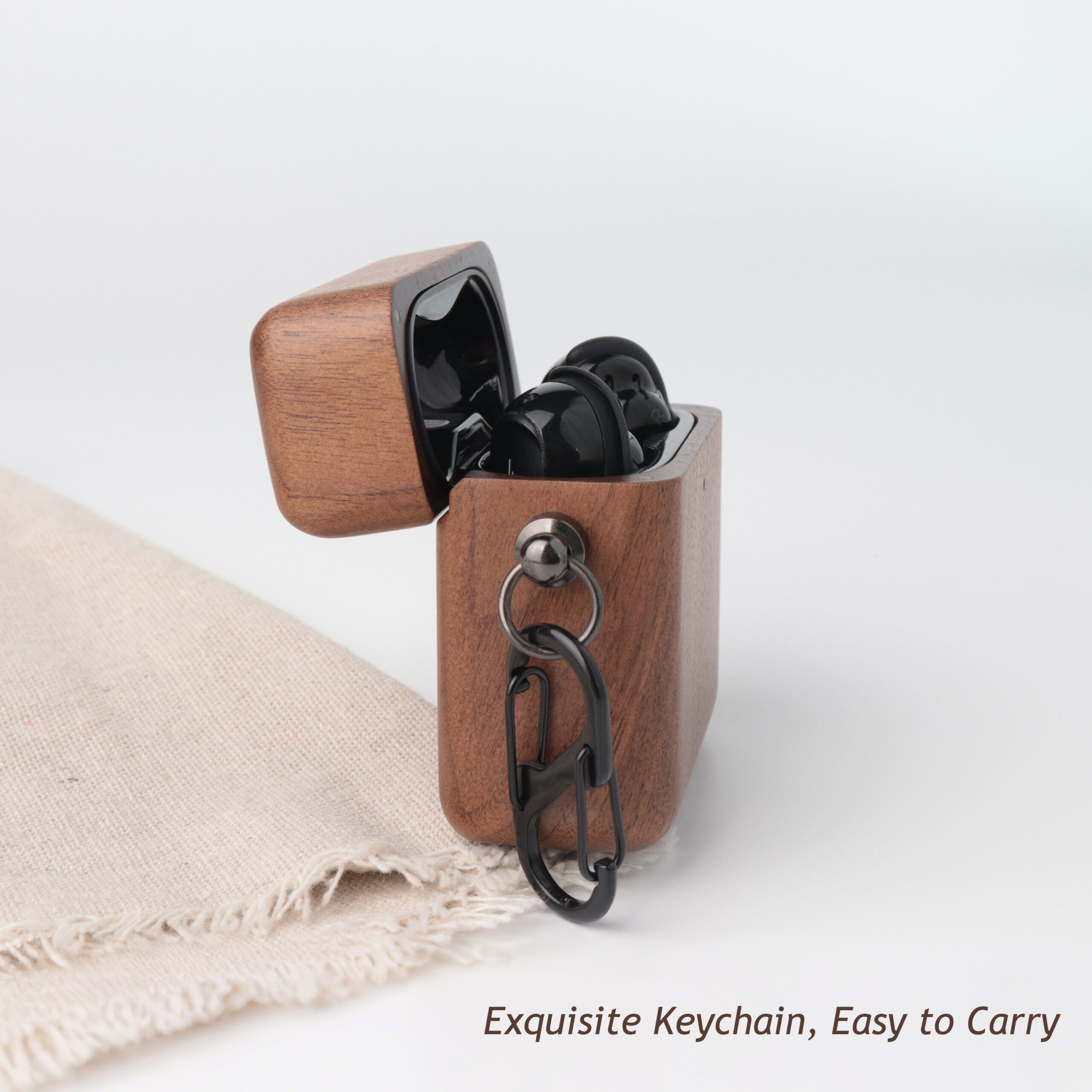 Wooden Bose QuietComfort Earbuds II Case - Image 4