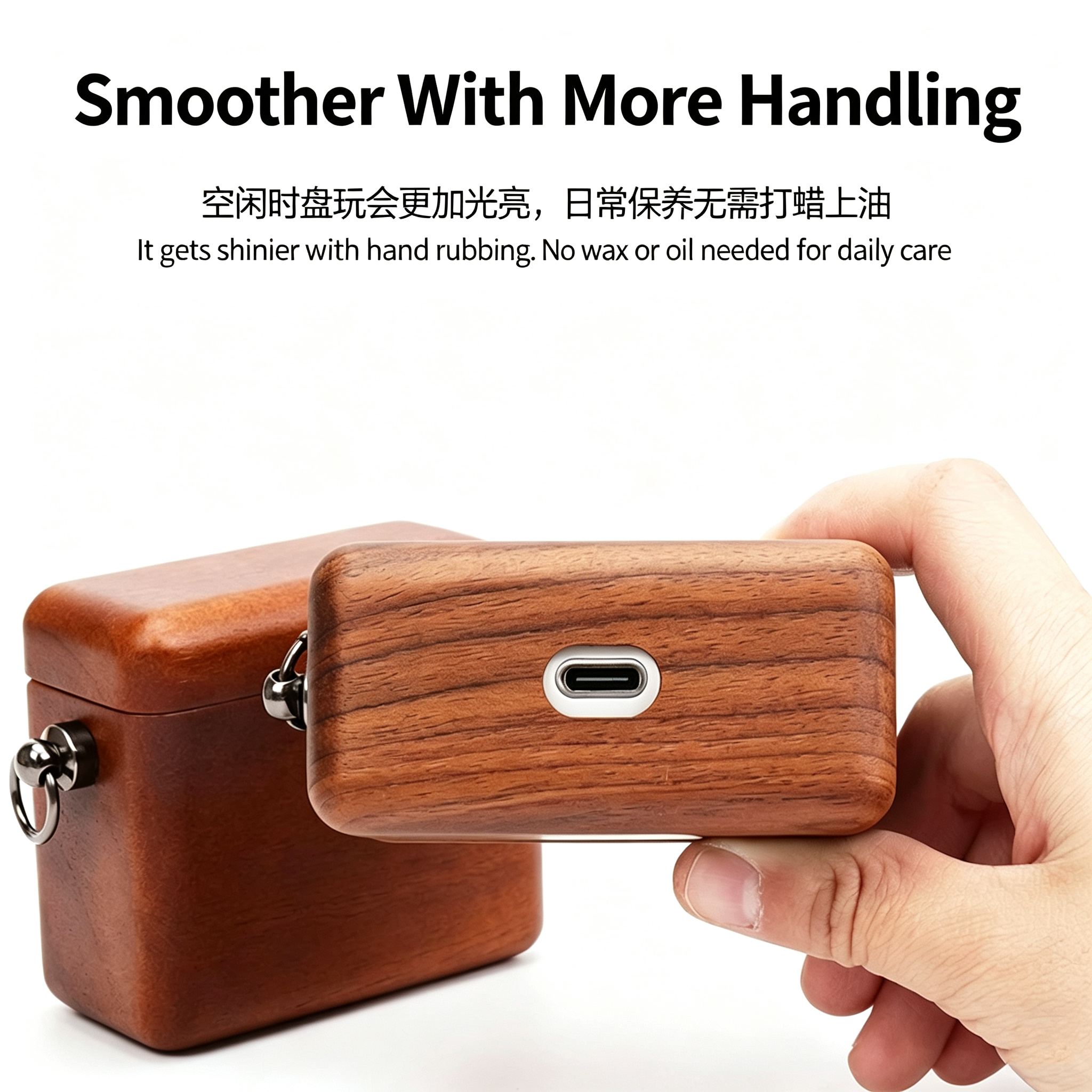 Wooden Bowers & Wilkins Pi7 S2 Case - Image 3